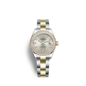 Rolex Lady-Datejust 28, Oystersteel and 18k Yellow Gold, Ref# 279383RBR-0007
