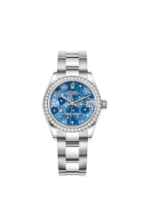 Rolex Datejust 31mm, Oystersteel and 18k White Gold with Diamonds, Ref# 278384rbr-0039