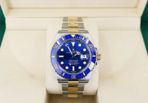 Rolex Steel and Gold Submariner Date Watch – Blue Bezel – Blue Dial – 2020 Release – 126613LB – LT2060